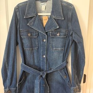 Duluth Trading Co. Woman's Jean Jacket Sz Med.